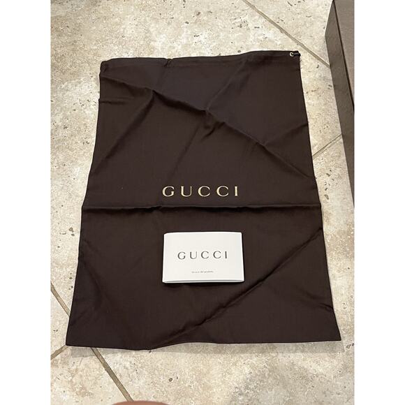 $1200 Gucci Men’s Brown Leather Slip On Loafers Driving Shoes US 10 NEW IN BOX!! - Picture 8 of 13